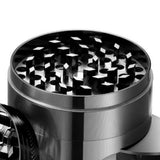 Manual Spice Grinder Small Portable Zinc Alloy Herb Grinder for Household Kitchen Restaurant - Low Angle