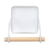 Pot Lid Holder Rack Multifunction Prevent Slip Iron Basin Wood Rack Cooking Tool Spatula Stand Kitchen Organizer White