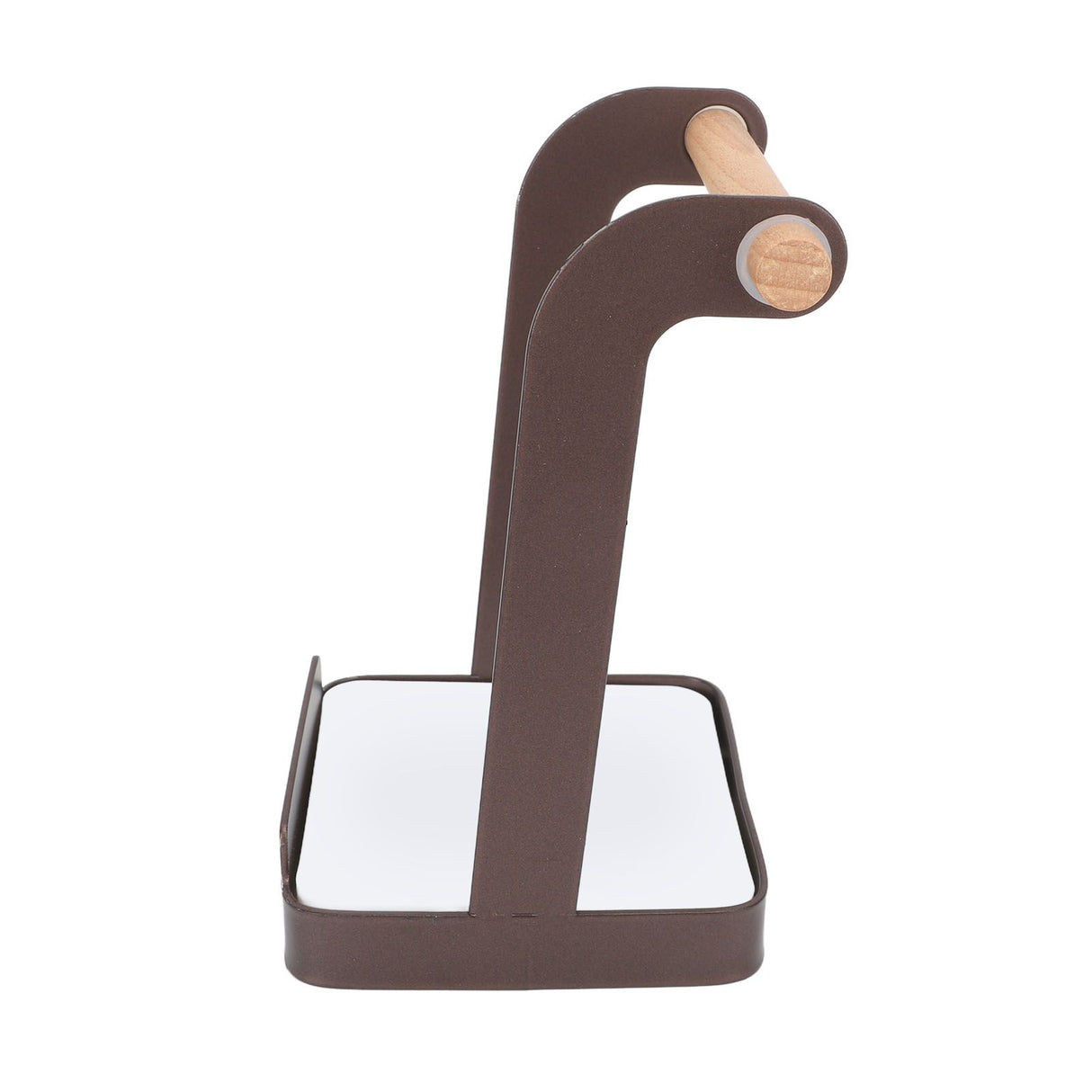 Pot Lid Holder Rack Multifunction Prevent Slip Iron Basin Wood Rack Cooking Tool Spatula Stand Kitchen Organizer Coffee