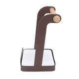 Pot Lid Holder Rack Multifunction Prevent Slip Iron Basin Wood Rack Cooking Tool Spatula Stand Kitchen Organizer Coffee