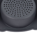 6 Cavity Hamburger Bun Mould Foldable Reusable Bread Mould ‑40℉ to +446℉ Heat Resistance Baking Mould for Kitchen