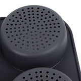6 Cavity Hamburger Bun Mould Foldable Reusable Bread Mould ‑40℉ to +446℉ Heat Resistance Baking Mould for Kitchen - Extra Image