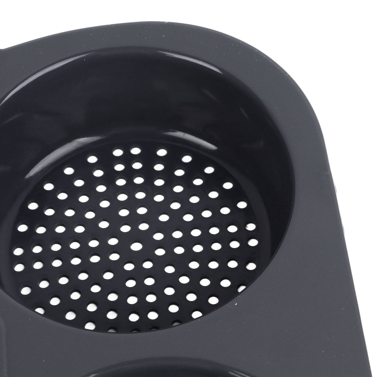 6 Cavity Hamburger Bun Mould Foldable Reusable Bread Mould ‑40℉ to +446℉ Heat Resistance Baking Mould for Kitchen