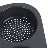 6 Cavity Hamburger Bun Mould Foldable Reusable Bread Mould ‑40℉ to +446℉ Heat Resistance Baking Mould for Kitchen - Extra Image
