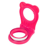 Sandwich Cutter Mold Manual Cake Bread Cutter Sealer Tool Round for Kitchen Cooking Rose Red - Side View