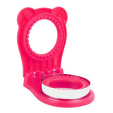 Sandwich Cutter Mold Manual Cake Bread Cutter Sealer Tool Round for Kitchen Cooking Rose Red