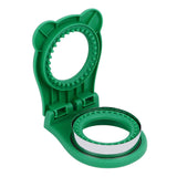 Sandwich Cutter Mold Manual Cake Bread Cutter Sealer Tool Round for Kitchen Cooking Green