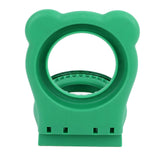 Sandwich Cutter Mold Manual Cake Bread Cutter Sealer Tool Round for Kitchen Cooking Green - Low Angle