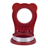 Sandwich Cutter Mold Manual Cake Bread Cutter Sealer Tool Round for Kitchen Cooking Red