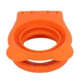 Sandwich Cutter Mold Manual Cake Bread Cutter Sealer Tool Round for Kitchen Cooking Orange - Extra Image