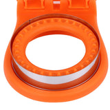 Sandwich Cutter Mold Manual Cake Bread Cutter Sealer Tool Round for Kitchen Cooking Orange