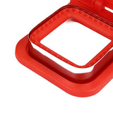 2 Pcs Red and Yellow Square Sandwich Cutter Stainless Steels Sandwich Cutters Set Sandwich Cutting Mold - Extra Image
