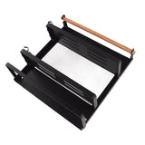 Magnetic Fridge Spice Rack Foldable Multifunctional Adjustable Durable Refrigerator Side Shelf for Kitchen 11.8in Double Tier