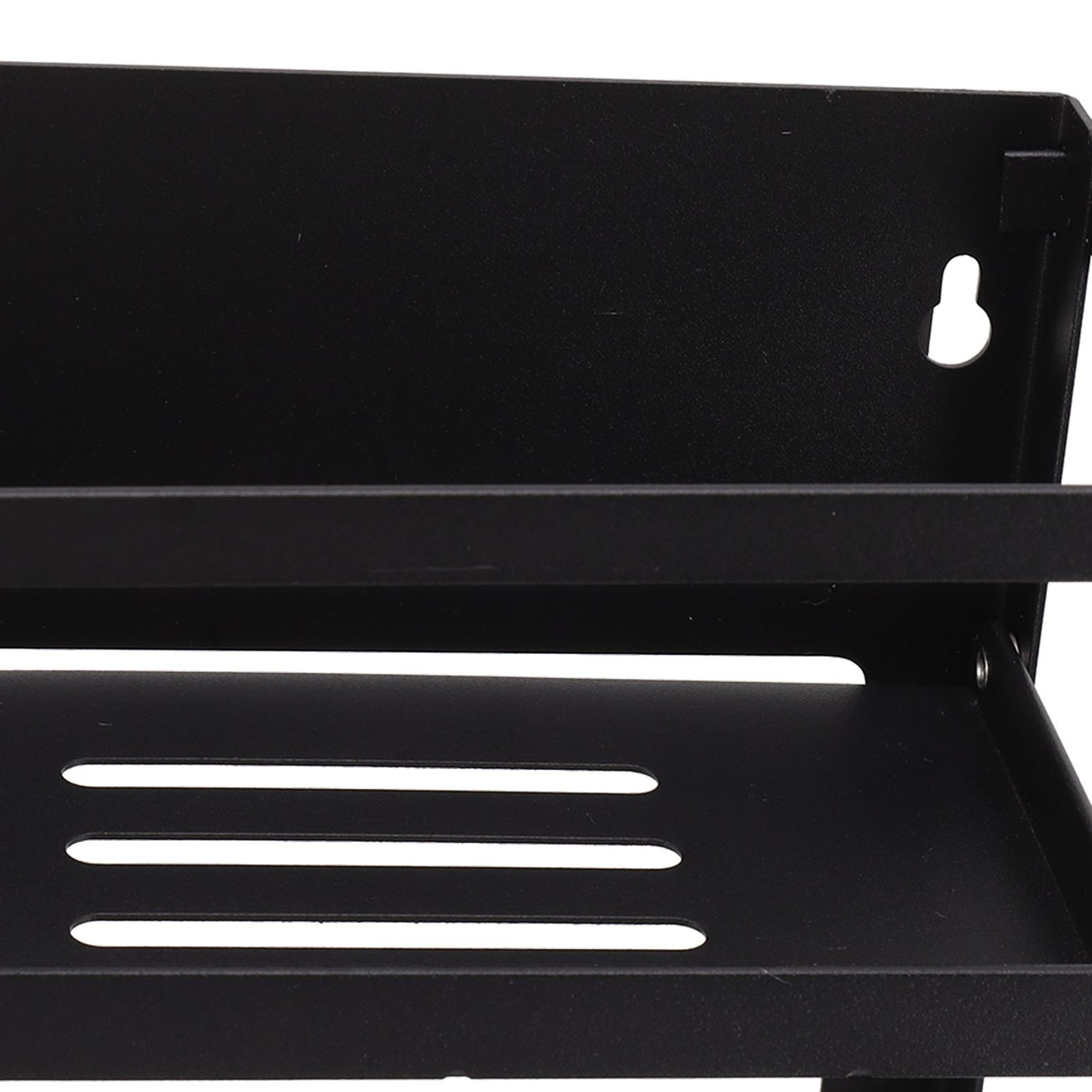 Magnetic Fridge Spice Rack Foldable Multifunctional Adjustable Durable Refrigerator Side Shelf for Kitchen 11.8in Double Tier