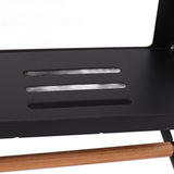 Magnetic Fridge Spice Rack Foldable Multifunctional Adjustable Durable Refrigerator Side Shelf for Kitchen 11.8in Double Tier - Extra Image