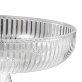 Fruit Plate Multifunctional Plastic Stylish Space Saving Decorative Snack Bowl for Candy Nuts Transparent
