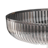 Fruit Plate Multifunctional Plastic Stylish Space Saving Decorative Snack Bowl for Candy Nuts Silver Gray