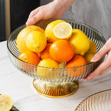 Fruit Plate Multifunctional Plastic Stylish Space Saving Decorative Snack Bowl for Candy Nuts Fruit Green