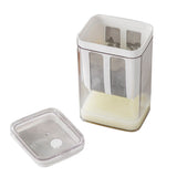 Yogurt Strainer with Extra Fine Mesh Strainer Bag Transparent Cover Multi Functional Cheese Filter