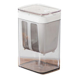Yogurt Strainer with Extra Fine Mesh Strainer Bag Transparent Cover Multi Functional Cheese Filter - Top-Down View