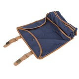 Bartender Tool Bag Bar Kit Bag Waterproof Canvas Multiple Compartments Portable Bartender Roll Up Bag with Shoulder Strap Blue - Extra Image