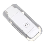 Clip On Book Light Foldable 3 Light Colors Eye Protection Portable USB Rechargeable Book Reading Light - Side View