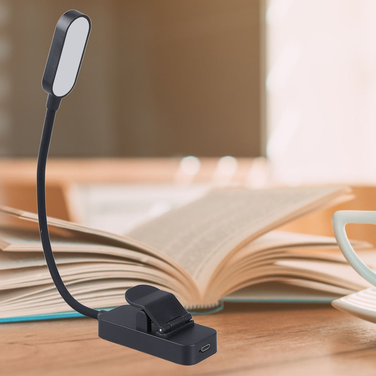 Book Light Small Lightweight Vertical Head Clip On Reading Light for Kids Studying