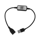 Bluetooth USB Dimmer IP44 Smart Single Color Lights Strip Controller Dimmer Wireless 433HZ Controller Dimmer Black