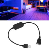 Bluetooth USB Dimmer IP44 Smart Single Color Lights Strip Controller Dimmer Wireless 433HZ Controller Dimmer Black