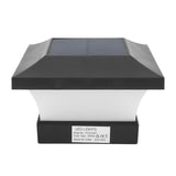 Solar Capital Lamp White Light 2000mAh IP65 LED Solar Post Cap Lights for Courtyard Fences Bridge 3W 6000K - 45-Degree Angle