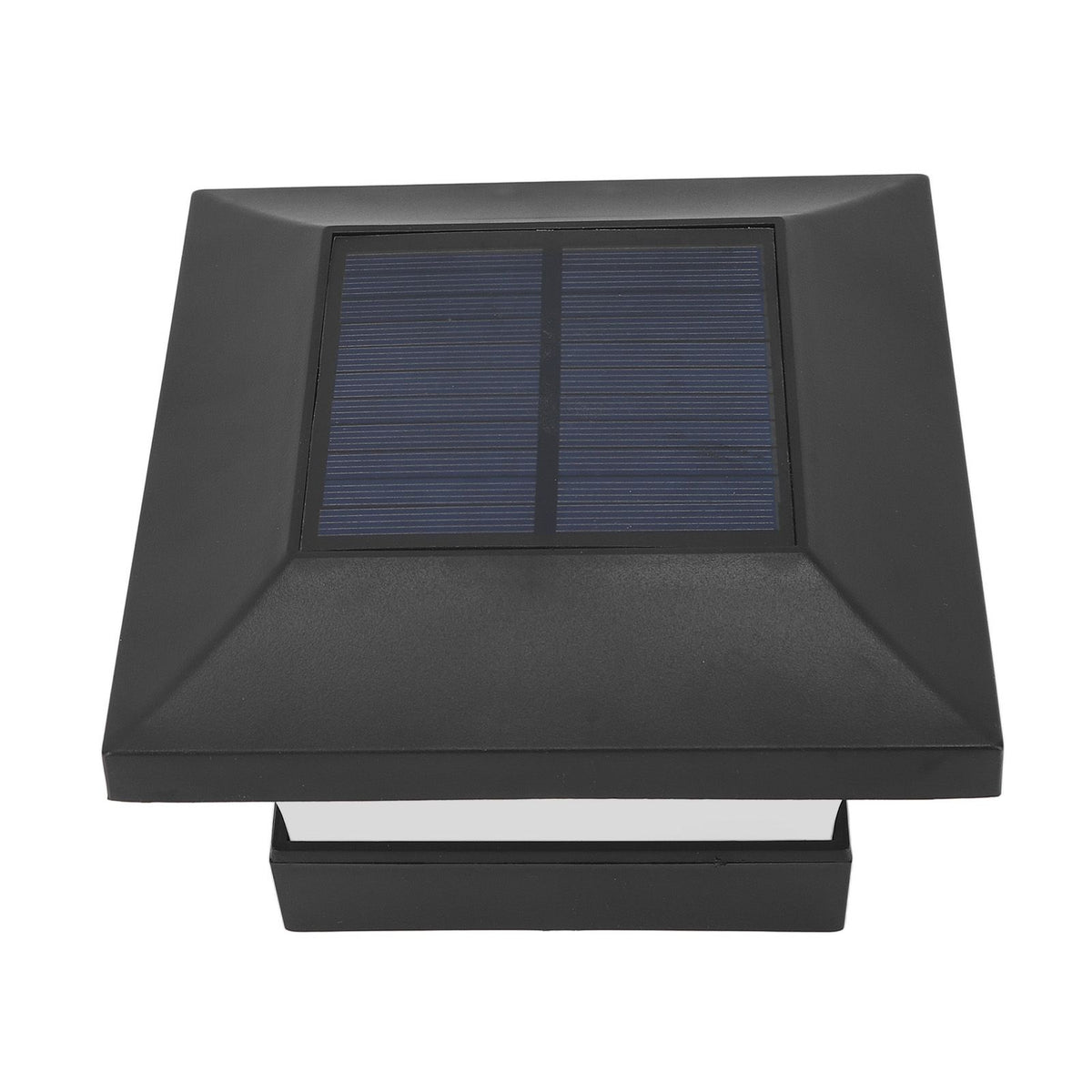 Solar Capital Lamp White Light 2000mAh IP65 LED Solar Post Cap Lights for Courtyard Fences Bridge 3W 6000K