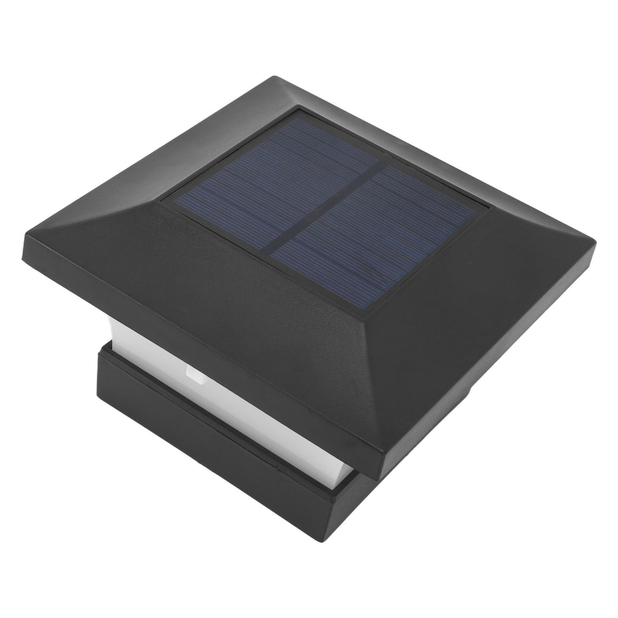 Solar Capital Lamp White Light 2000mAh IP65 LED Solar Post Cap Lights for Courtyard Fences Bridge 3W 6000K