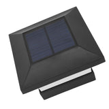 Solar Capital Lamp White Light 2000mAh IP65 LED Solar Post Cap Lights for Courtyard Fences Bridge 3W 6000K