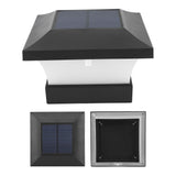 Solar Capital Lamp White Light 2000mAh IP65 LED Solar Post Cap Lights for Courtyard Fences Bridge 3W 6000K