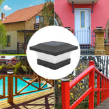 Solar Capital Lamp White Light 2000mAh IP65 LED Solar Post Cap Lights for Courtyard Fences Bridge 3W 6000K - Extra Image