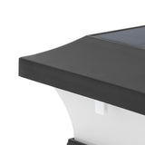 Solar Capital Lamp White Light 2000mAh IP65 LED Solar Post Cap Lights for Courtyard Fences Bridge 3W 6000K