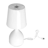 Bedside Table Lamp 5V Dimmer Touch Switch White Nightstand Lamp for Kids Room Living Room Bedroom Office - Close-Up Angle