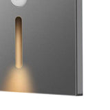 LED Motion Sensor Night Light ABS Small LED Induction Lamp for Bedside Corridor Hallway Grey - Low Angle