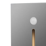 LED Motion Sensor Night Light ABS Small LED Induction Lamp for Bedside Corridor Hallway Grey