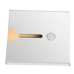 LED Motion Sensor Night Light ABS Small LED Induction Lamp for Bedside Corridor Hallway White