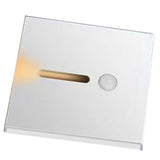 LED Motion Sensor Night Light ABS Small LED Induction Lamp for Bedside Corridor Hallway White