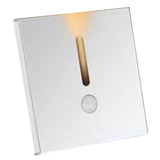 LED Motion Sensor Night Light ABS Small LED Induction Lamp for Bedside Corridor Hallway White - Extra Image