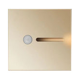 LED Motion Sensor Night Light ABS Small LED Induction Lamp for Bedside Corridor Hallway Gold