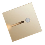 LED Motion Sensor Night Light ABS Small LED Induction Lamp for Bedside Corridor Hallway Gold - Extra Image