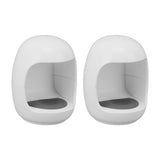 2Pcs Mini LED Nail Lamp Cute Mini Eggshell Quick Drying Portable UV Gel Nail Lamp for Home Nail Salon