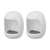 2Pcs Mini LED Nail Lamp Cute Mini Eggshell Quick Drying Portable UV Gel Nail Lamp for Home Nail Salon - Side View