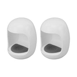 2Pcs Mini LED Nail Lamp Cute Mini Eggshell Quick Drying Portable UV Gel Nail Lamp for Home Nail Salon