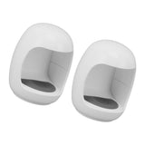 2Pcs Mini LED Nail Lamp Cute Mini Eggshell Quick Drying Portable UV Gel Nail Lamp for Home Nail Salon - Low Angle