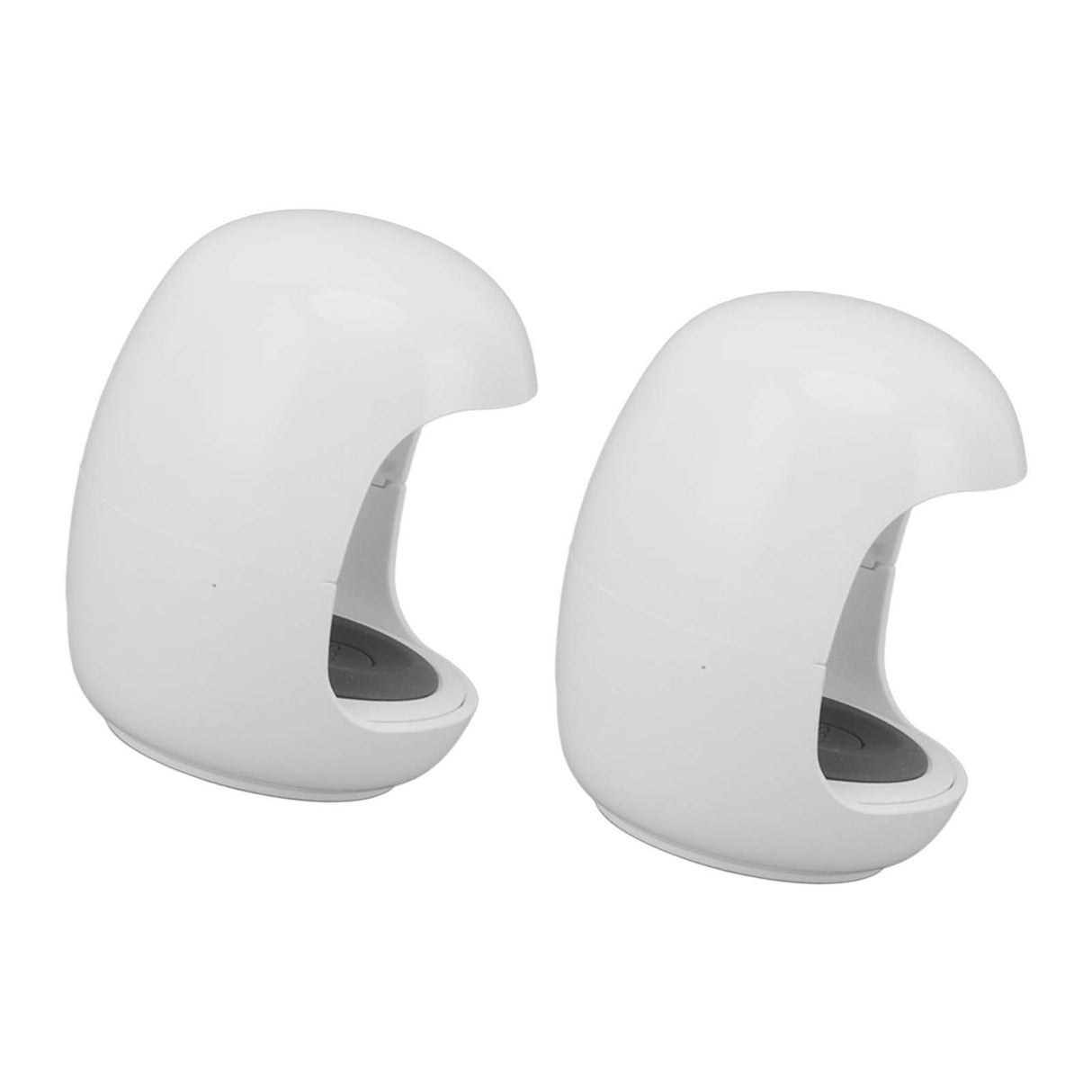 2Pcs Mini LED Nail Lamp Cute Mini Eggshell Quick Drying Portable UV Gel Nail Lamp for Home Nail Salon
