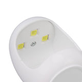 2Pcs Mini LED Nail Lamp Cute Mini Eggshell Quick Drying Portable UV Gel Nail Lamp for Home Nail Salon